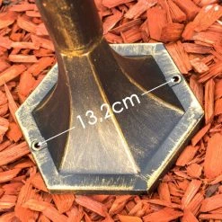 Hofstein Wegeleuchte BORKAN Braun, Gold, 1-flammig, Bewegungsmelder -Günstiges Wegeleuchten Geschäft wegeleuchte borkan h3021361 do3 8