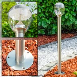 Hofstein Wegeleuchte Cordova LED Edelstahl, 1-flammig