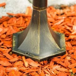 Hofstein Wegeleuchte Ribadeo Schwarz-Gold, 1-flammig, Bewegungsmelder -Günstiges Wegeleuchten Geschäft wegeleuchte ribadeo h169187 10