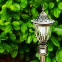 Hofstein Wegeleuchte Ribadeo Schwarz-Gold, 1-flammig, Bewegungsmelder -Günstiges Wegeleuchten Geschäft wegeleuchte ribadeo h169187 6