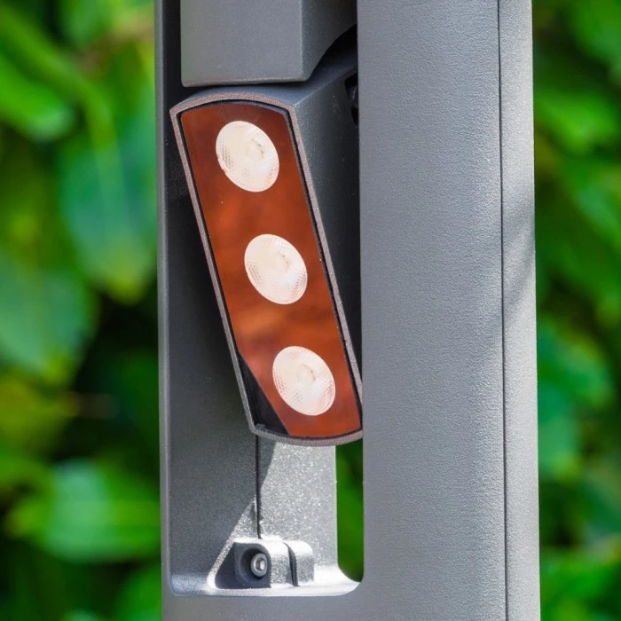 Hofstein Wegeleuchte TETLIN LED Anthrazit, 3-flammig 8 Hofstein Wegeleuchte TETLIN LED Anthrazit, 3-flammig – Bild 6