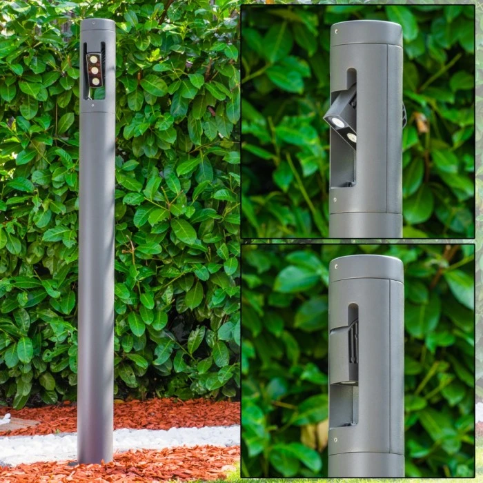 Hofstein Wegeleuchte TETLIN LED Anthrazit, 3-flammig 12 Hofstein Wegeleuchte TETLIN LED Anthrazit, 3-flammig – Bild 10