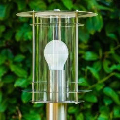 Hofstein Wegeleuchte Valdez Edelstahl, 1-flammig -Günstiges Wegeleuchten Geschäft wegeleuchte valdez h3006030 3