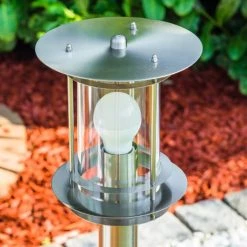 Hofstein Wegeleuchte Valdez Edelstahl, 1-flammig -Günstiges Wegeleuchten Geschäft wegeleuchte valdez h3006030 5