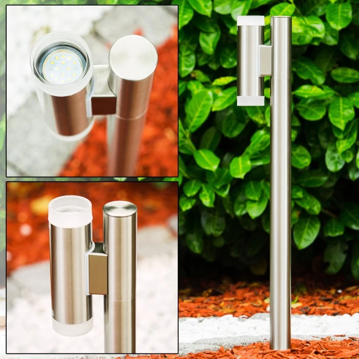 Hofstein Wegeleuchte Vero Edelstahl, 2-flammig 3 Hofstein Wegeleuchte Vero Edelstahl, 2-flammig