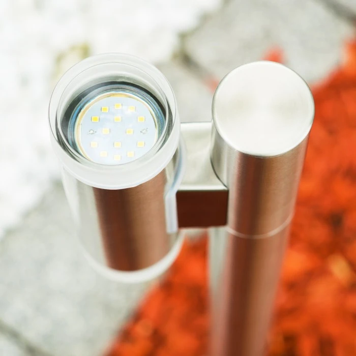 Hofstein Wegeleuchte Vero Edelstahl, 2-flammig 8 Hofstein Wegeleuchte Vero Edelstahl, 2-flammig – Bild 6