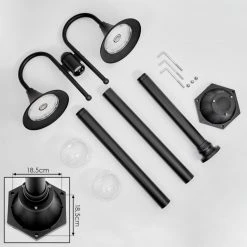 Hofstein Wissembourg Kandelaber Schwarz, 2-flammig -Günstiges Wegeleuchten Geschäft wissembourg kandelaber h3616178 4