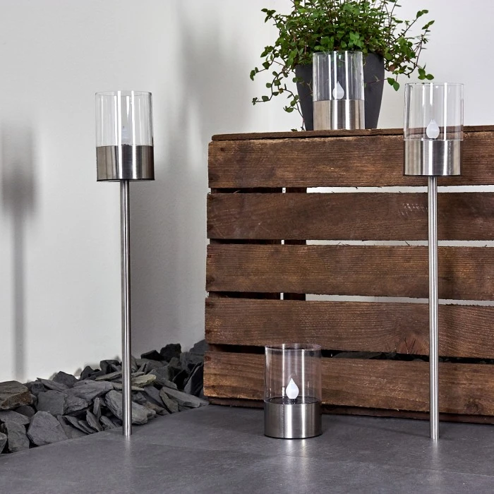 Hofstein Wroclaw 20er Set Solarleuchte LED Silber, 1-flammig 6 Hofstein Wroclaw 20er Set Solarleuchte LED Silber, 1-flammig – Bild 4