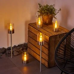 Hofstein Wroclaw 20er Set Solarleuchte LED Silber, 1-flammig 21 Hofstein Wroclaw 20er Set Solarleuchte LED Silber, 1-flammig -Günstiges Wegeleuchten Geschäft wroclaw 20er set solarleuchte h3371381 6